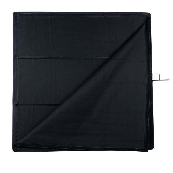 AVENGER Drapeau noir Cutter Floppy 1m20 x 1m20 – Image 3